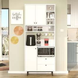 Hanah Home RE6-W Armario Multiusos Blanco